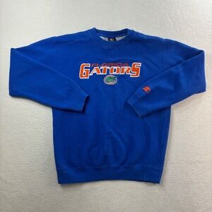 Y2K Starter Florida Gators Crewneck Sweatshirt Men M Blue Embroidered Vintage